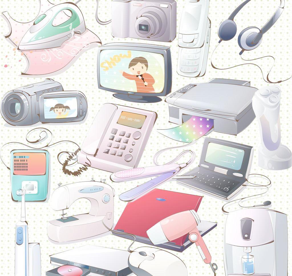 卡通生活电器与日常用品 点缀家居的萌趣世界